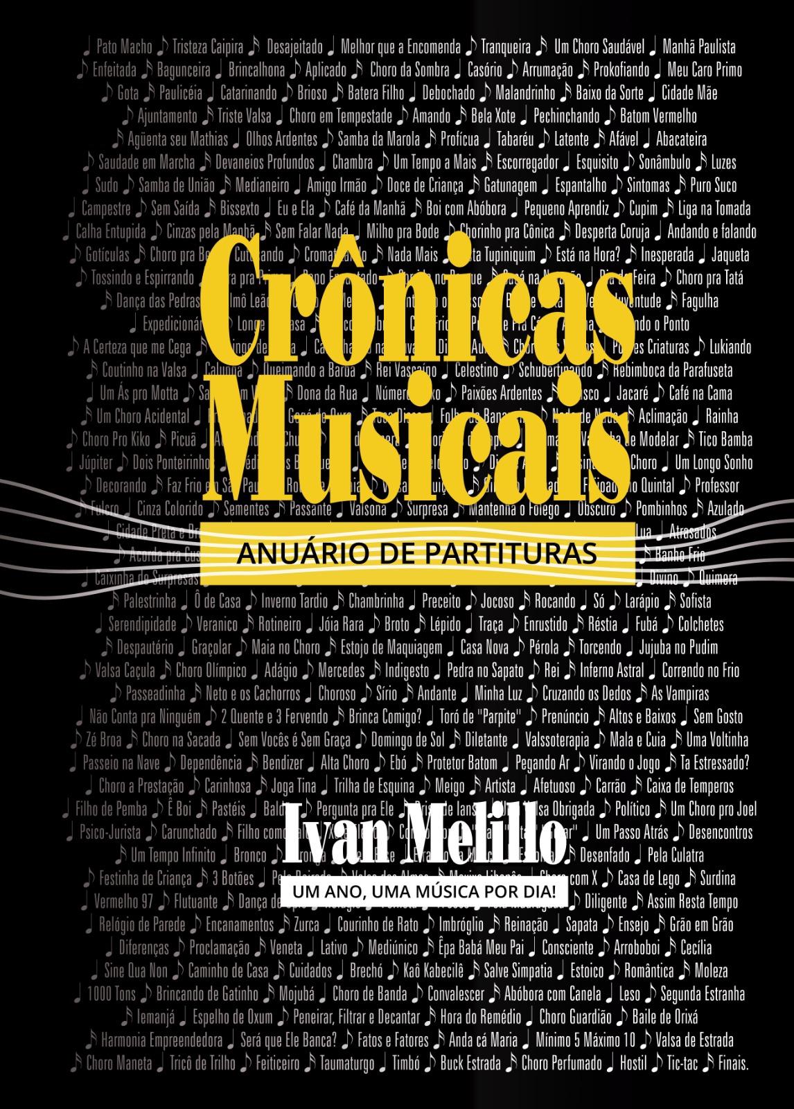 Livro Crônicas Musicais, anuário de partituras de Ivan Melillo
